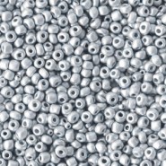 Seed beads 11/0 (2mm) Metallic silver